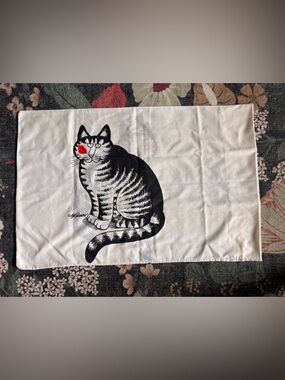 Vintage B. Kliban Cat Pillowcase